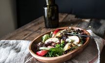 苹果蔓越莓坚果沙拉的做法