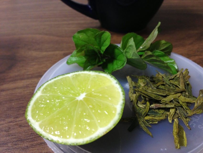 青柠薄荷蜂蜜绿茶