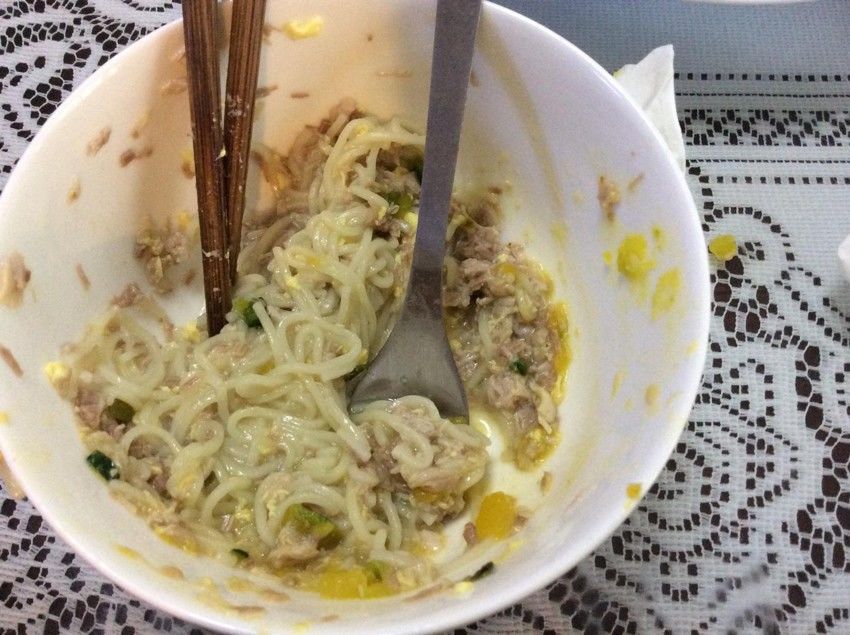 婴儿辅食 肉末蛋花南瓜酱拌面