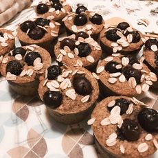 蓝莓燕麦亚麻籽马芬