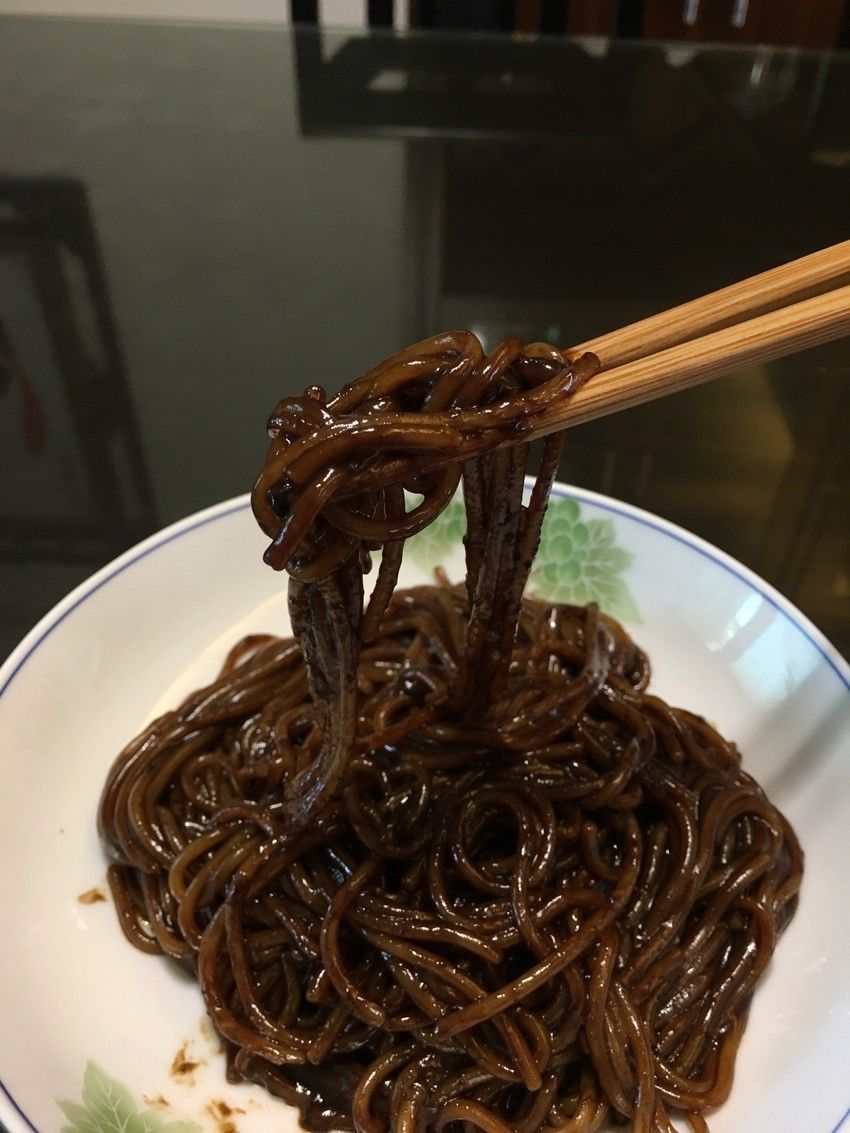 韩式炸酱面［素食版，简易版］