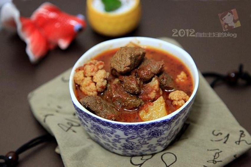 茄汁焖牛肉
