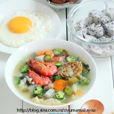 生滚鲜虾鲍鱼面疙瘩
