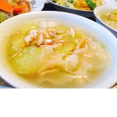 三文鱼青瓜瑶柱汤