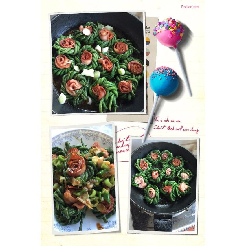 培根卷酿豇豆角