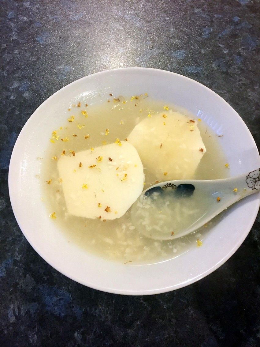 燕麦酒酿豆腐花