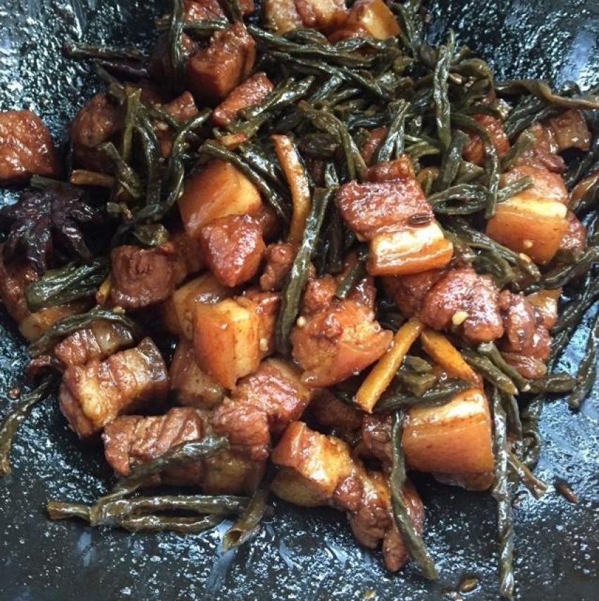干豆角烧肉