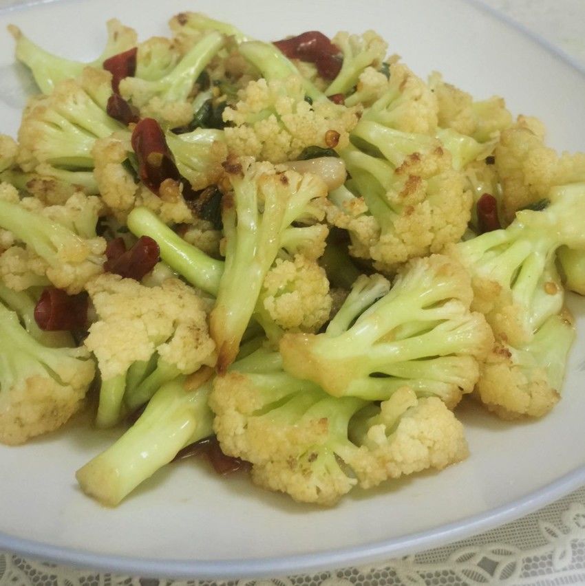 干煸花菜(无肉版本)
