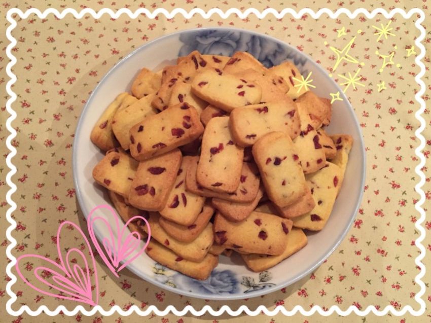 最好吃简单易上手的『蔓越莓饼干』。
