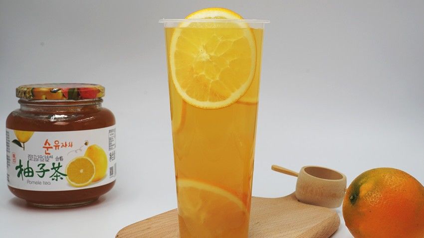 冬季热饮视频|橙子与柚子的结合
