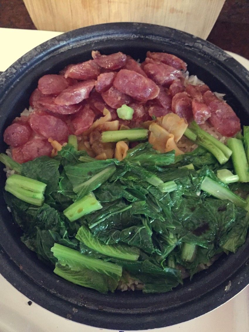 塔吉锅版腊肠煲仔饭
