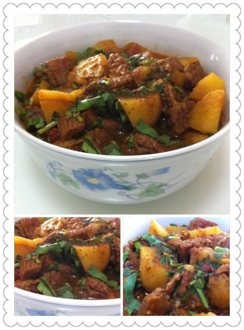 番茄土豆炖牛肉（快捷版）