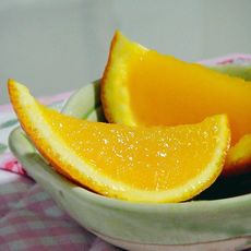 新鲜柳橙果冻