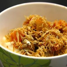 《昨日的美食》之小鱼干凉拌纳豆泡菜凉豆腐