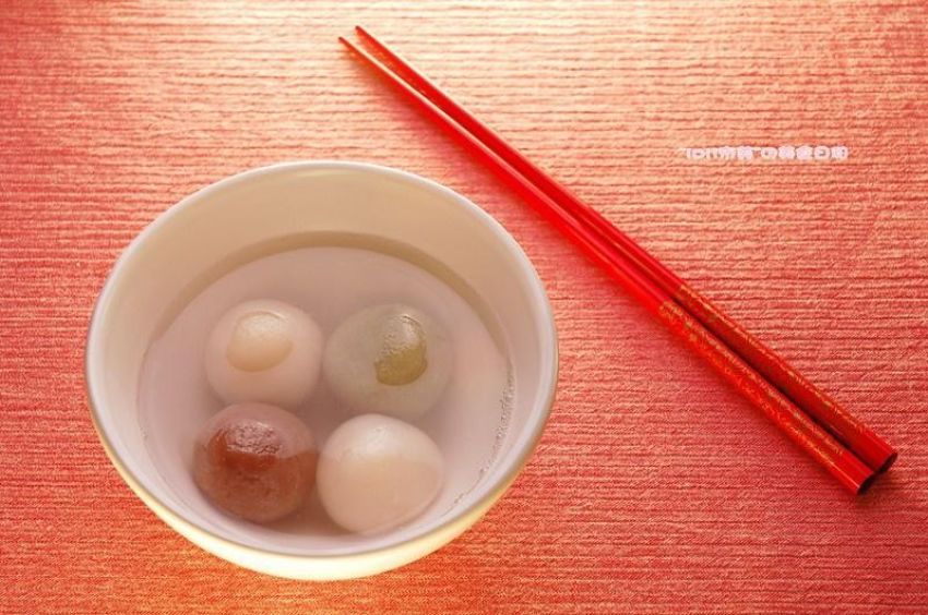 3种皮3种馅组合汤圆