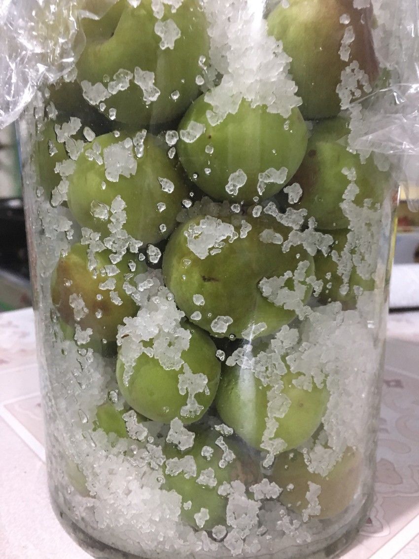 腌制咸梅