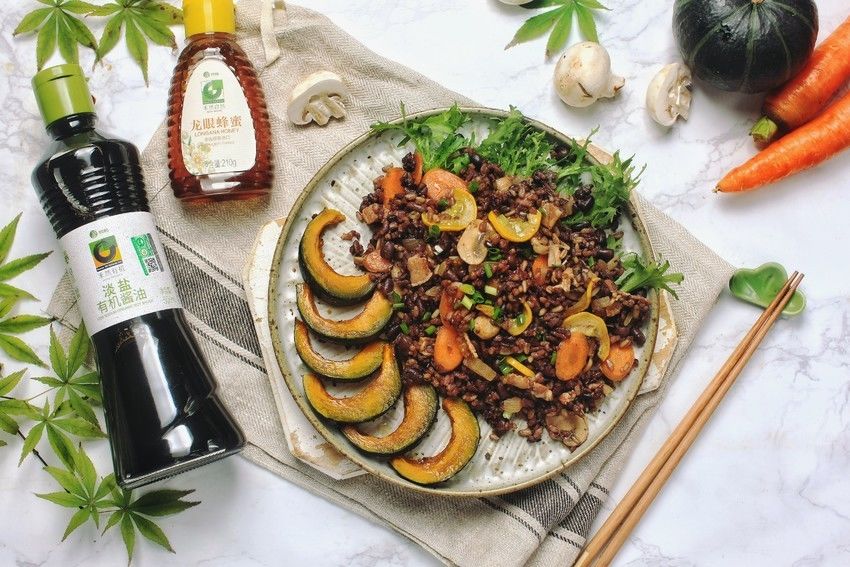 为未来而食——烤南瓜佐时蔬酱油炒饭