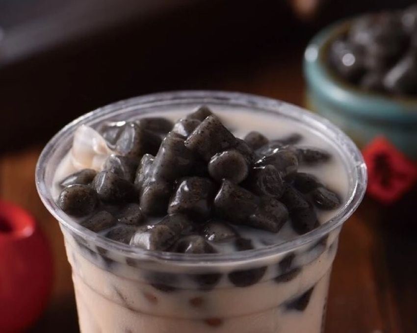 小芋圆奶茶(微波炉版)
