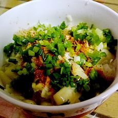 油泼面（云吞皮版）