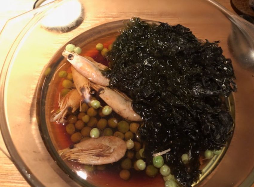 椰子油紫菜虾皮汤 - 对抗深夜饥饿感