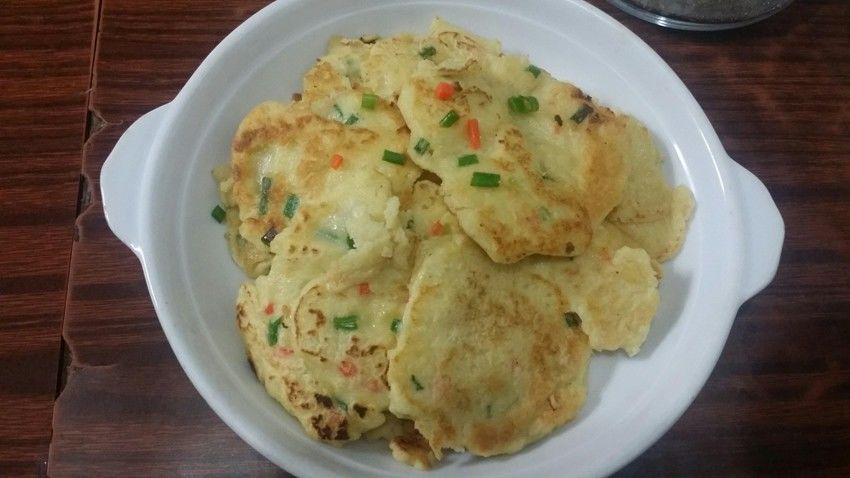 豆腐渣鸡蛋饼