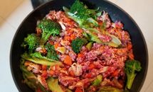 鸡丝杂粮拌饭（减肥）的做法