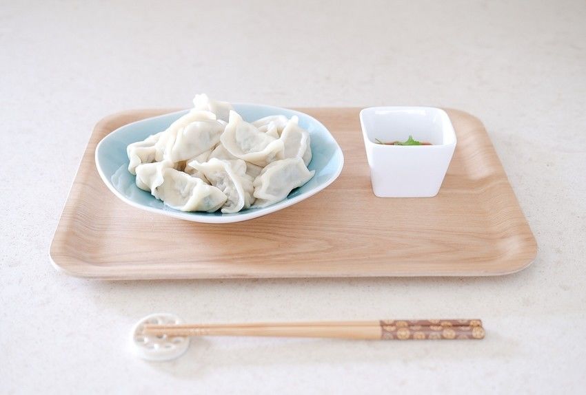 青菜木耳馅儿饺子
