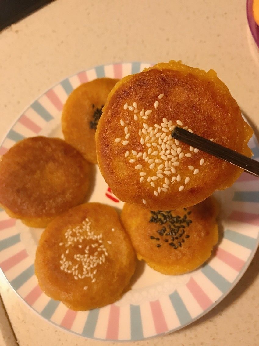 香甜南瓜饼～零失败