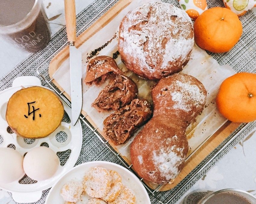 无油低糖坚果超软欧包