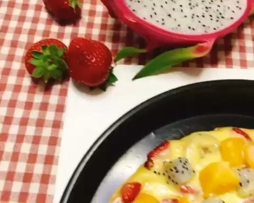 🍕宝宝版水果披萨