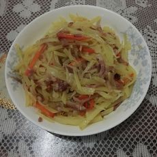 培根炒土豆丝
