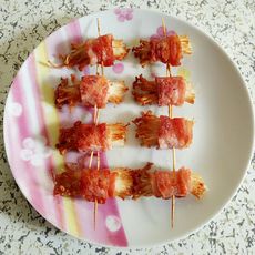 椒盐培根包金针菇