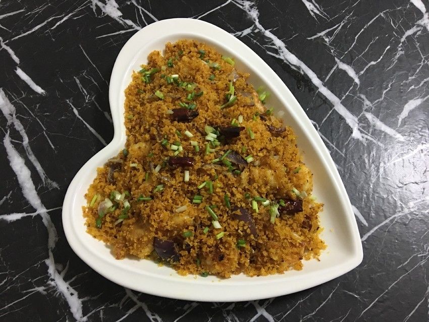 乐活教主的美食之——中餐厅2面包屑炒虾