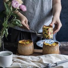 厚厚的法式咸派quiche
