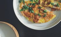 无面粉泡菜煎蛋饼 Kimchi Frittata (Gluten-free)的做法