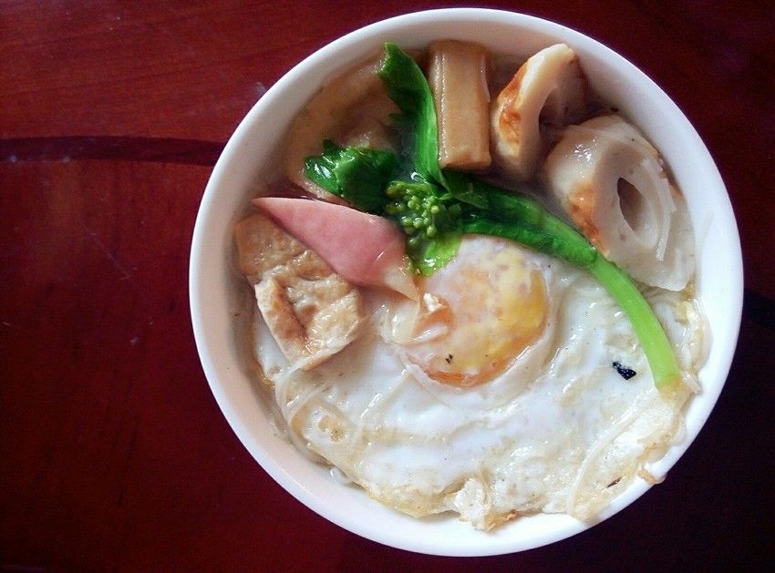 快手面线汤（面汤、米粉汤）