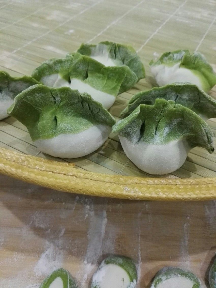 翡翠白菜饺子