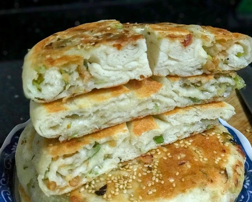 葱香椒盐羌饼