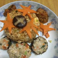 豆腐肉丝炒饭！儿童版