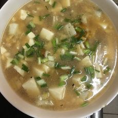 虾潺豆腐汤