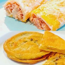 【油酥饼&金枪鱼鸡蛋饼】