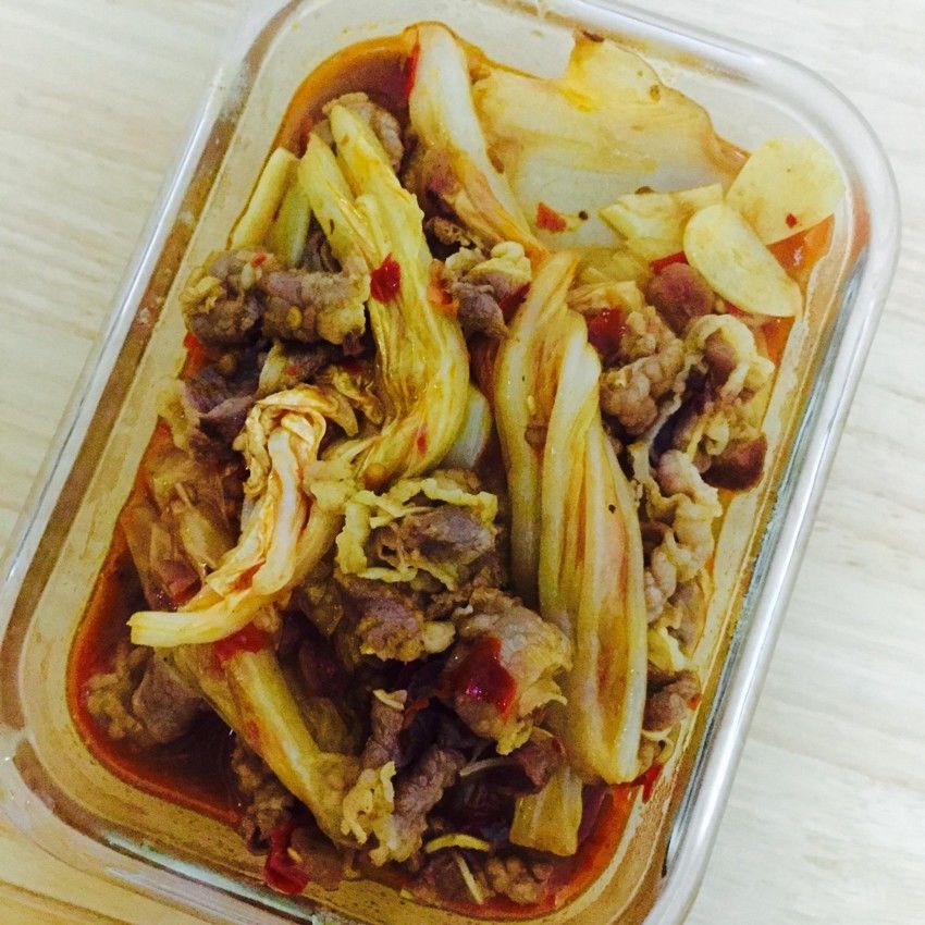 肥牛辣白菜