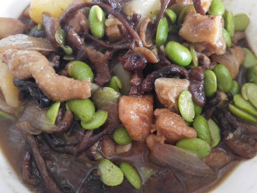 (黄油版)榛蘑土豆烧鸡