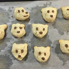 无油低糖白熊软饼干