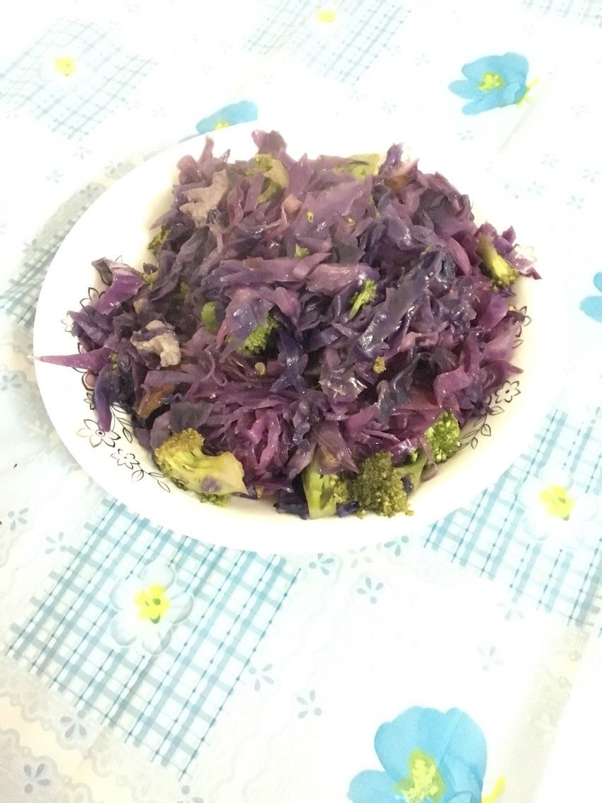 酸辣紫甘蓝西兰花🥦
