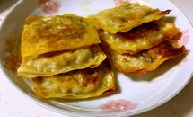 馄饨皮锅贴的做法
