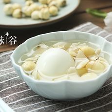 莲子百合鸡蛋糖水| 味谷