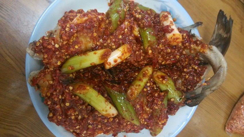 鲜辣下饭的朝鲜辣鱼