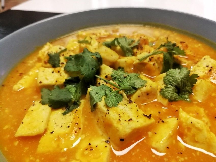 砂锅南瓜豆腐羹