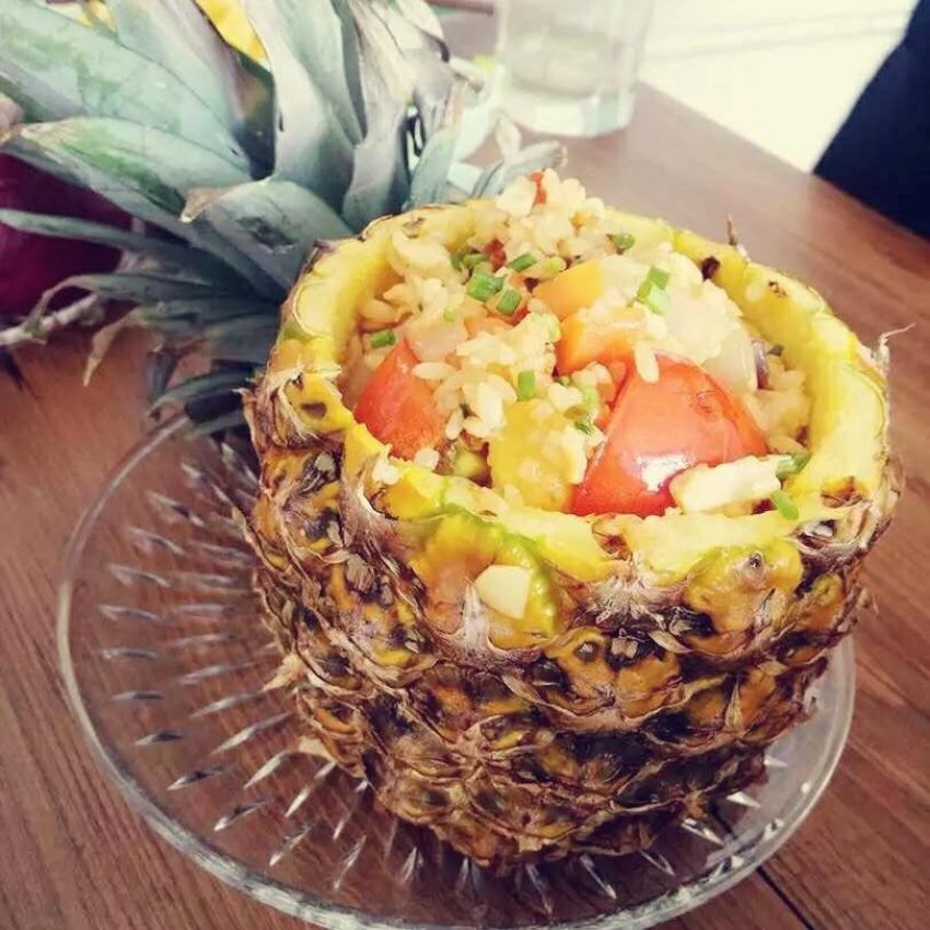 欧烹美食日记之二———🍍菠萝炒饭🍍